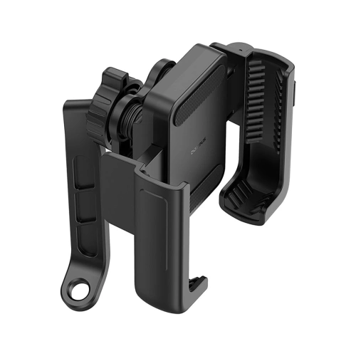 Uchwyt motocyklowy na telefon Baseus GoTrip do lusterka z amortyzacją czarny