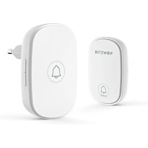 BlitzWolf BW-DB1 Wireless RF 433MHz Self-generating Doorbell