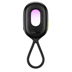 Wykrywacz ukrytych kamer Baseus Heyo Series II z alarmem i mini latarką + kabel Baseus Simple USB-A / USB-C czarny
