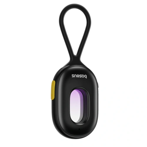 Wykrywacz ukrytych kamer Baseus Heyo Series II z alarmem i mini latarką + kabel Baseus Simple USB-A / USB-C czarny