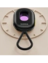 Wykrywacz ukrytych kamer Baseus Heyo Series II z alarmem i mini latarką + kabel Baseus Simple USB-A / USB-C czarny