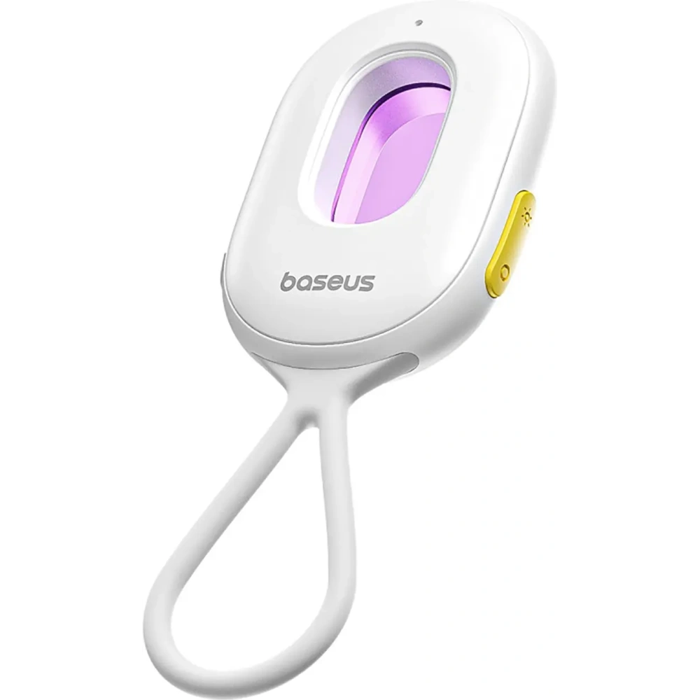 Wykrywacz ukrytych kamer Baseus Heyo Series II z alarmem i mini latarką + kabel Baseus Simple USB-A / USB-C biały