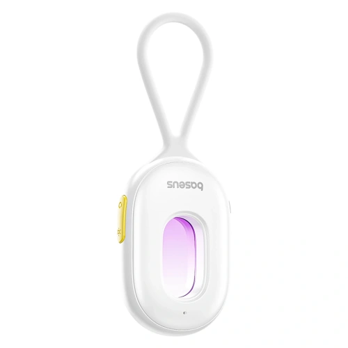 Wykrywacz ukrytych kamer Baseus Heyo Series II z alarmem i mini latarką + kabel Baseus Simple USB-A / USB-C biały