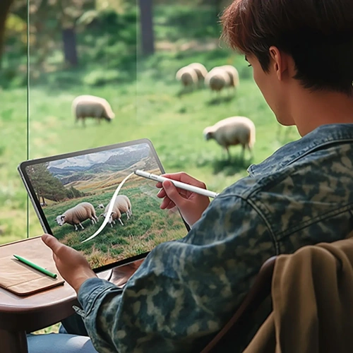 Rysik pasywny Baseus Smooth Writing III 3w1 wersja magnetyczna biały