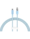 Kabel Baseus Explorer 100W USB-C - USB-C z inteligentnym czujnikiem temperatury 1m niebieski