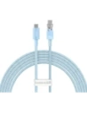 Kabel Baseus Explorer 100W USB-C - USB-C z inteligentnym czujnikiem temperatury 2m niebieski