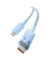 Kabel Baseus Explorer 100W USB-C - USB-C z inteligentnym czujnikiem temperatury 2m niebieski