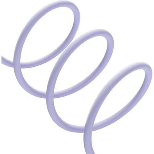 Kabel Baseus Pudding USB-C / USB-C 100W 2m fioletowy