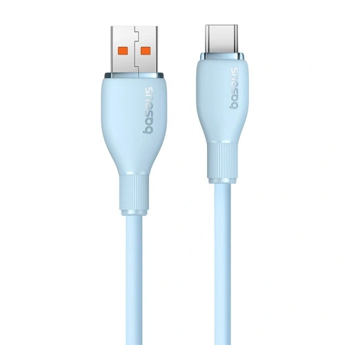 Kabel Baseus Pudding USB-A / USB-C 100W 2m niebieski