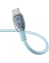 Kabel Baseus Pudding USB-A / USB-C 100W 2m niebieski