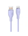 Kabel Baseus Pudding USB-A / USB-C 100W 2m fioletowy