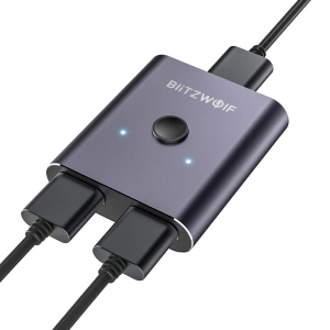 Przełącznik / Switch HDMI 2x1 BlitzWolf BW-HDC2, 4K (czarny)