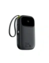 Powerbank Baseus EnerFill FC31 10000mAh 22.5W z wyświetlaczem cyfrowym i dwoma wbudowanymi kablami USB-C, Lightning czarny