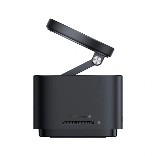 HUB Baseus MagPro Series II USB-C / ładowarka kompatybilna z MagSafe 15W, HDMI, USB-A, USB-C, SD/TF czarny