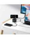 HUB Baseus MagPro Series II USB-C / ładowarka kompatybilna z MagSafe 15W, HDMI, USB-A, USB-C, SD/TF czarny