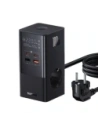 Stacja ładująca Baseus PowerCombo Tower 100W 2xAC, 2xUSB-A + 2x USB-C 1.5m czarna