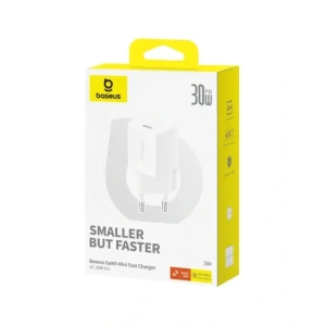 Ładowarka sieciowa Baseus GaN5 USB-C 30W biała