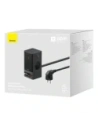 Stacja ładująca Baseus PowerCombo 65W 1.5m 2xAC, USB-A, USB-C + kabel USB-C czarna