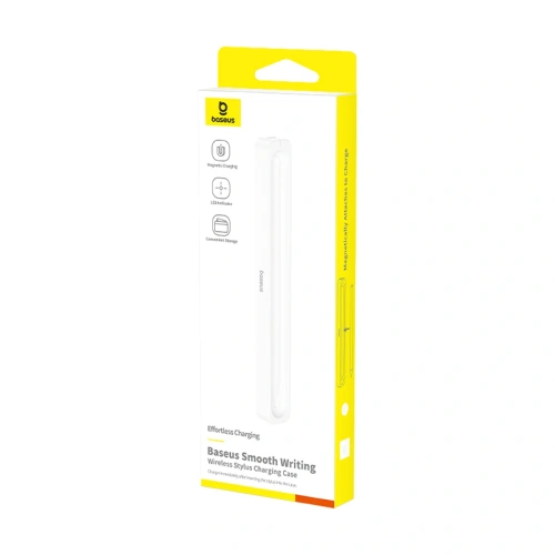 Etui ładujące do rysika Baseus Smooth Writing z kablem Baseus Simple USB-C 3A 30cm białe