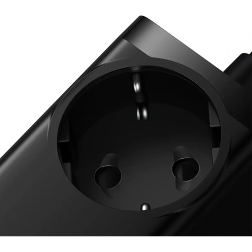 Stacja ładująca Baseus GaN3 Pro 65W AC + 2xUSB-C + 2xUSB-A z kablem Baseus Xiaobai USB-C / USB-C 100W 1m czarna