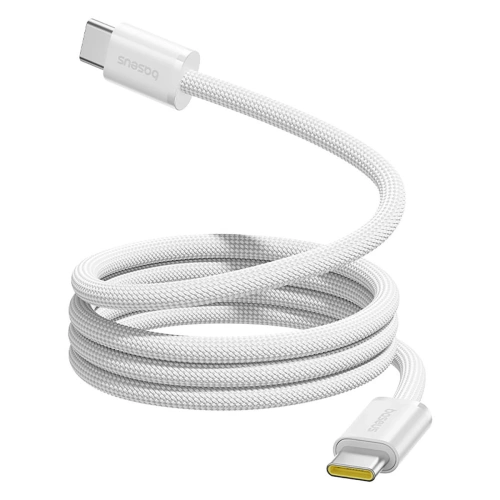 Kabel magnetyczny Baseus Dynamic 4 Pro 100W USB-C / USB-C 1m biały