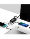 Stacja ładująca Baseus GaN3 Pro 65W AC + 2xUSB-C + 2xUSB-A z kablem Baseus Xiaobai USB-C / USB-C 100W 1m czarna