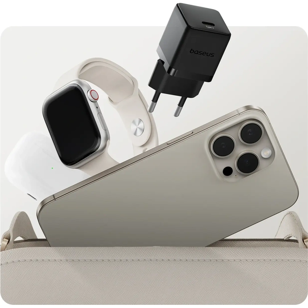 Ładowarka sieciowa Baseus Palm 20W USB-C czarna