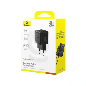 Ładowarka sieciowa Baseus Palm 30W USB-C czarna