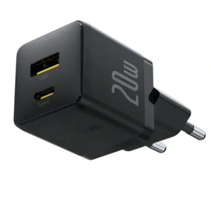 Ładowarka sieciowa Baseus Palm 20W USB-A, USB-C czarna