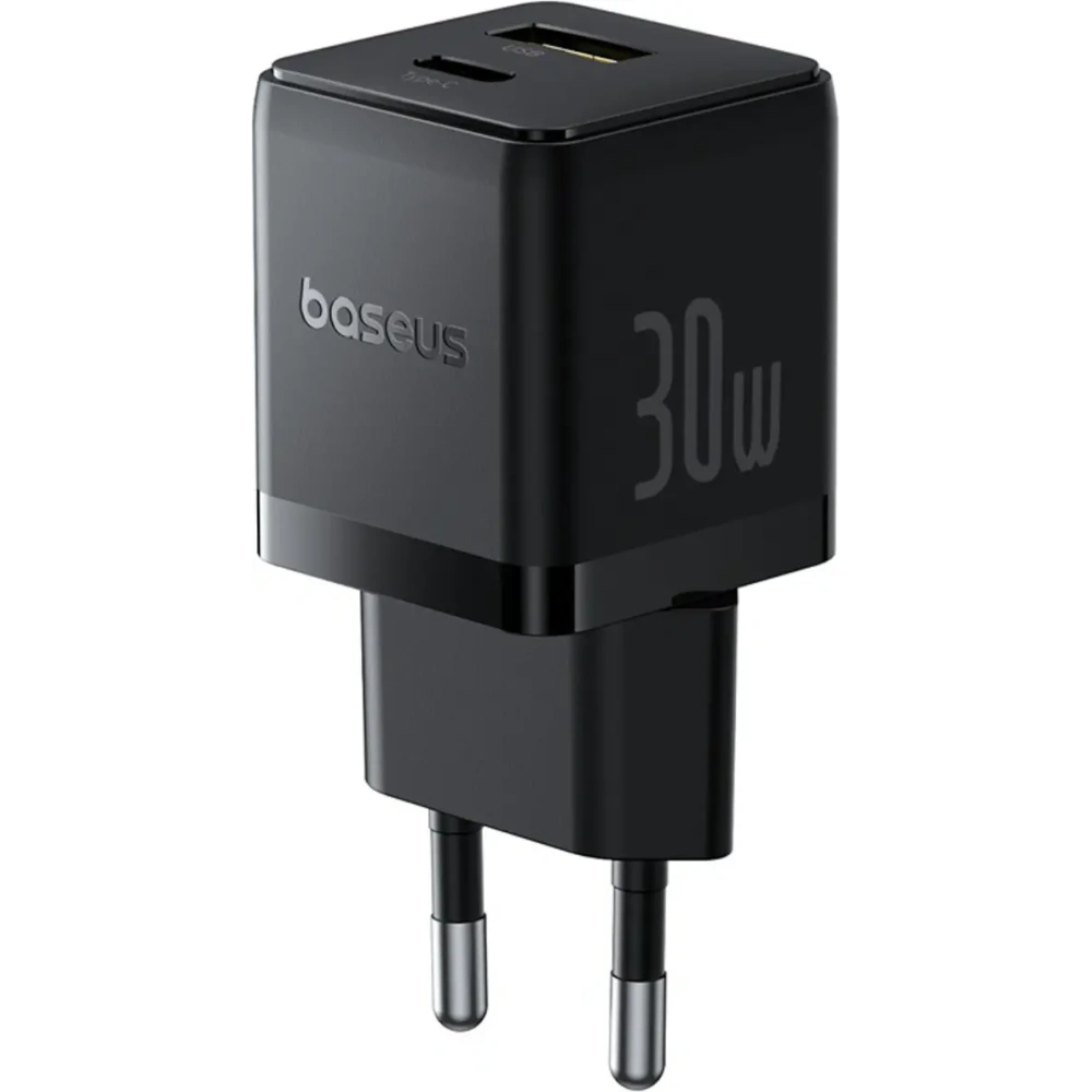 Ładowarka sieciowa Baseus Palm 30W USB-A, USB-C czarna