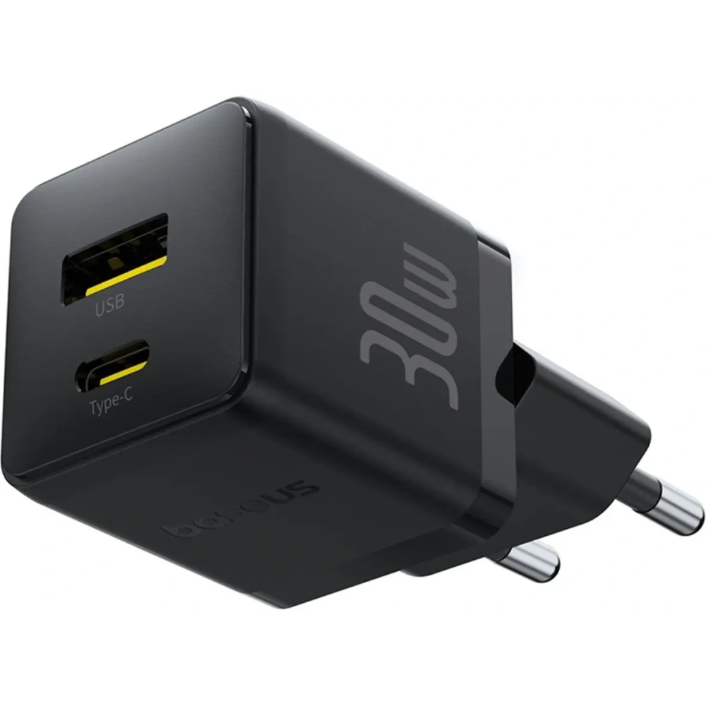 Ładowarka sieciowa Baseus Palm 30W USB-A, USB-C czarna