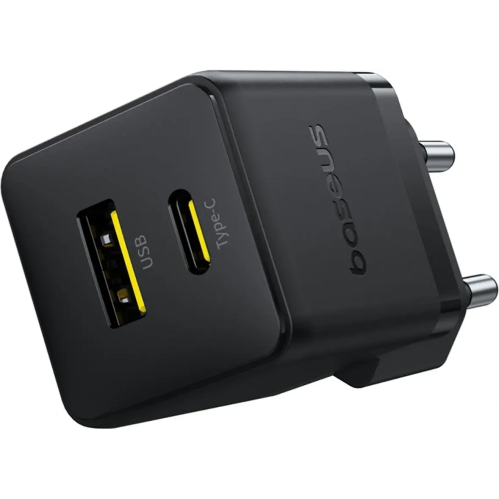 Ładowarka sieciowa Baseus Palm 30W USB-A, USB-C czarna