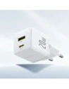 Ładowarka sieciowa Baseus Palm 20W USB-A, USB-C biała