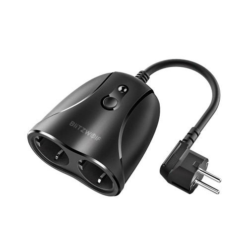 Inteligentna zewnętrzna wtyczka Blitzwolf BW-SHP14, podwójna, 3680W, IP44