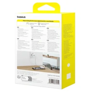 Ładowarka sieciowa Baseus Palm 20W USB-A, USB-C biała