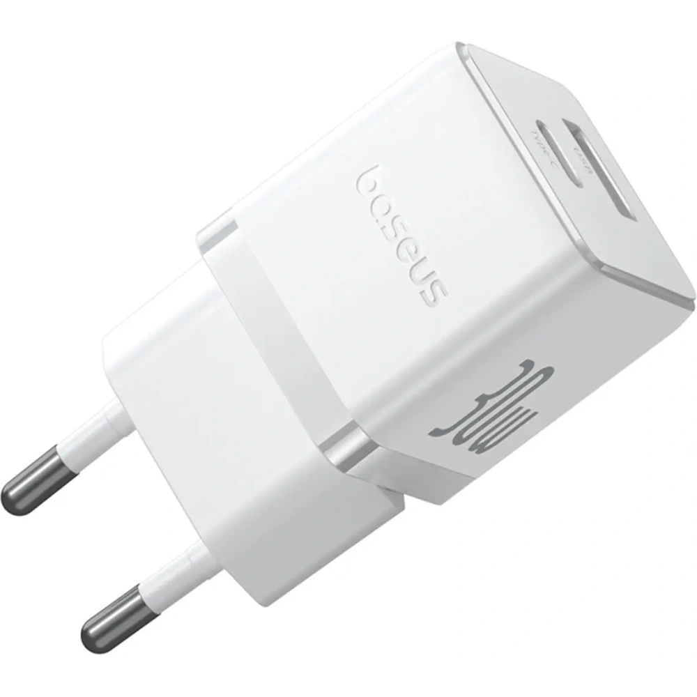 Ładowarka sieciowa Baseus Palm 30W USB-A, USB-C biała