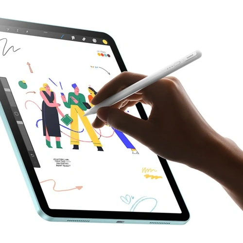 Rysik aktywny Baseus Smooth Writing 3 ładowany przewodowo stylus z wykrywaniem kąta pisania biały