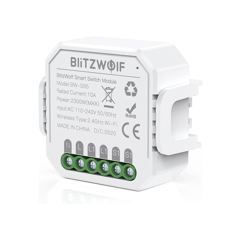 Hurtownia GSM - Intelligent switch WiFi BlitzWolf BW-SS5 (1-canal) - BLZ267 - {ean13} - Hurt