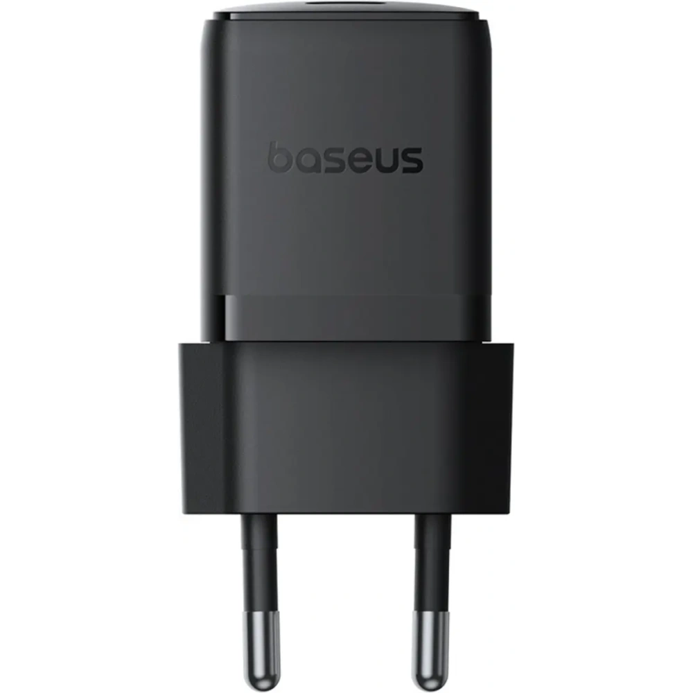 Ładowarka sieciowa Baseus Palm 1C 20W z kablem Baseus Mini White USB-C 60W 20V/3A 1m czarna