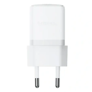 Ładowarka sieciowa Baseus Palm 1C 20W z kablem Baseus Mini White USB-C 60W 20V/3A 1m biała