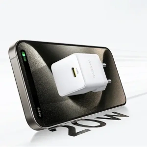 Ładowarka sieciowa Baseus Palm 1C 20W z kablem Baseus Mini White USB-C 60W 20V/3A 1m biała