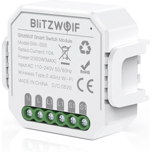 Hurtownia GSM - Inteligentní WiFi spínač BlitzWolf BW-SS5 (2-kanálový) - BLZ268 - {ean13} - Hurt