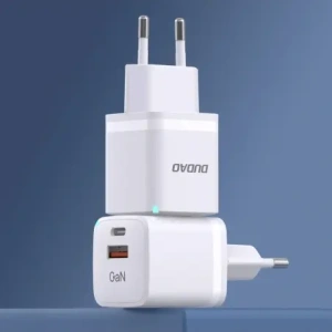 Ładowarka sieciowa Dudao A13 Pro GaN 33W PPS USB C, USB-A biała