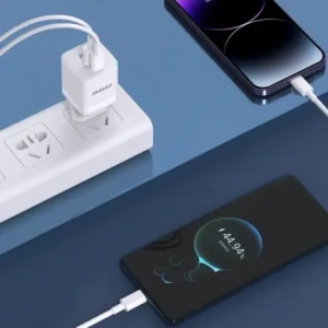 Ładowarka sieciowa Dudao A13 Pro GaN 33W PPS USB C, USB-A biała