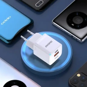 Ładowarka sieciowa Dudao A13 Pro GaN 33W PPS USB C, USB-A biała