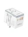 Adapter podróżny Dudao A65 Pro 65W EU / US / JP / AUS / UK 2x USB-C 2x USB-A biały