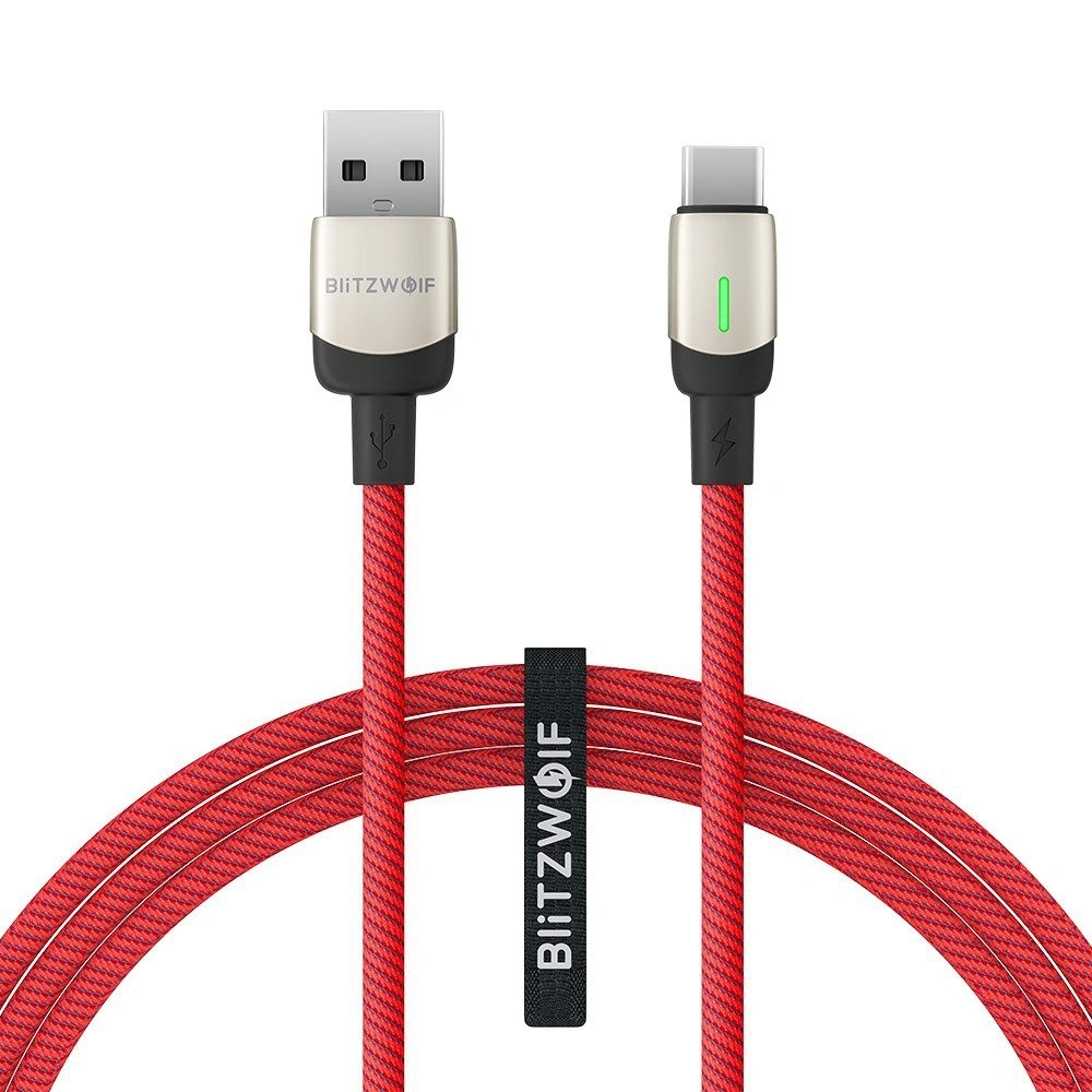 Wholesale BlitzWolf BW-TC21 USB-C Cable 3A 1m (red) - BLZ269RED - {ean13} - Hurt