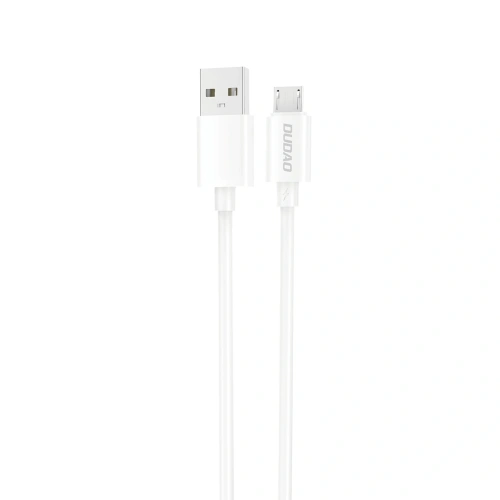 Kabel Dudao L4SM USB-A / micro USB 2A 1m biały
