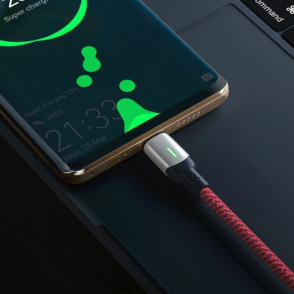 Hurtownia GSM - Kabel USB-C BlitzWolf BW-TC21 3A 1m (czerwony) - BLZ269RED - {ean13} - Hurt
