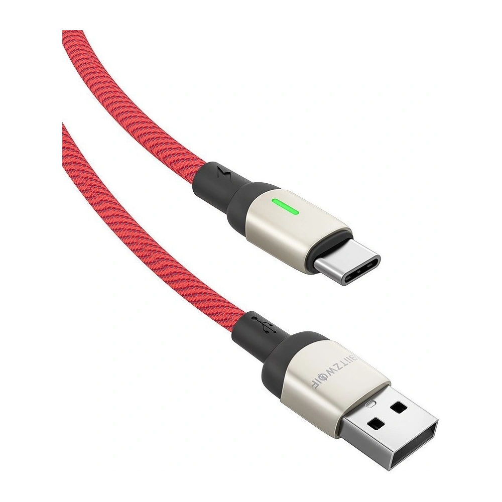 Hurtownia GSM - Kabel USB-C BlitzWolf BW-TC21 3A 2m (červený) - BLZ270RED - {ean13} - Hurt